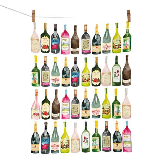 Cotton Tea Towel Wine Cellar