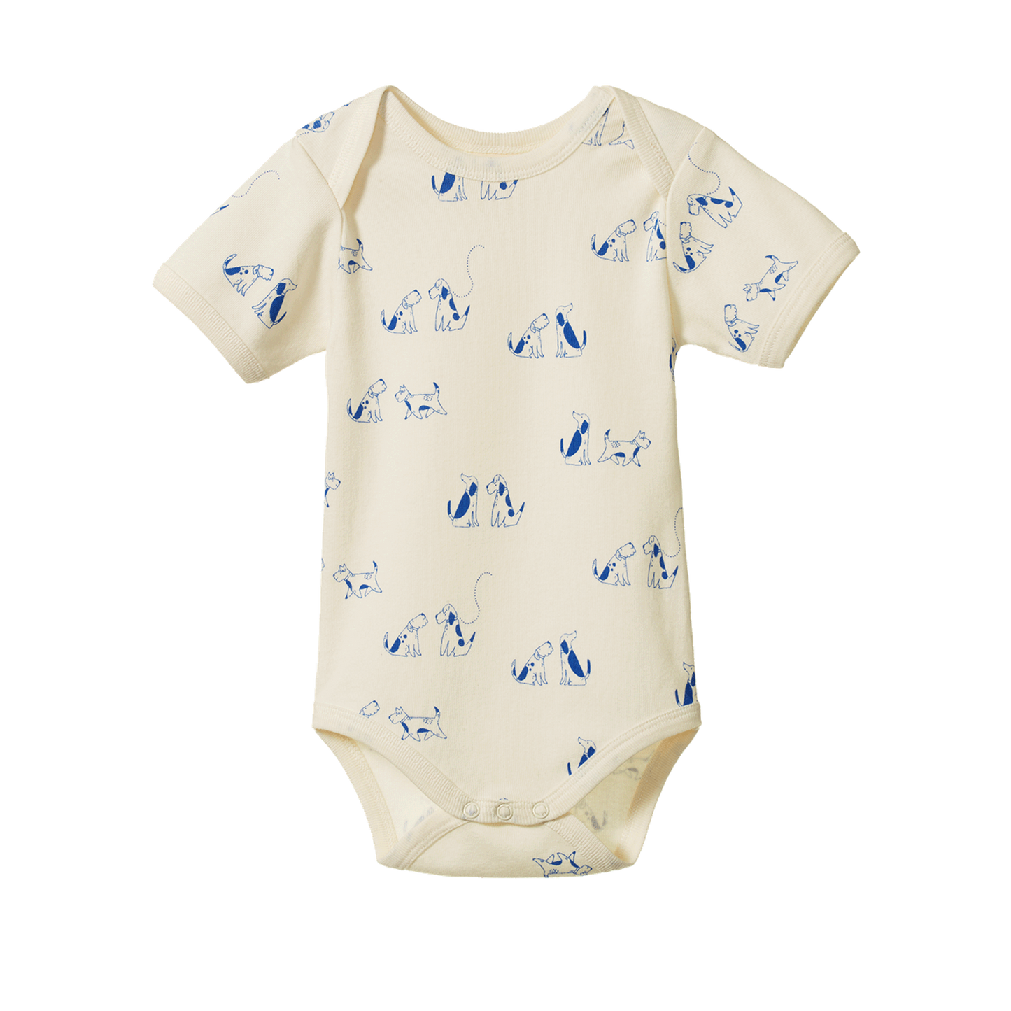 Short Sleeve Bodysuit Dog Walk