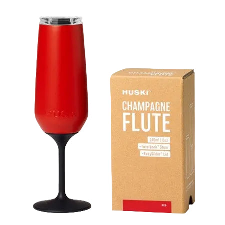 Huski Champagne Flute Red