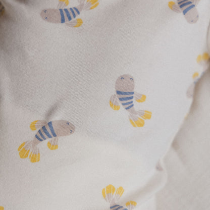 Cotton Short Sleeve Bodysuit Fish Fable