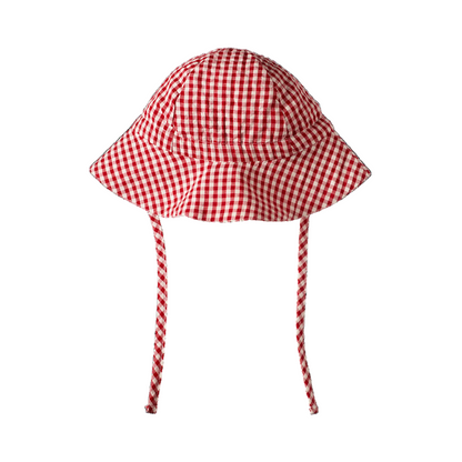 Sunhat Red Gingham