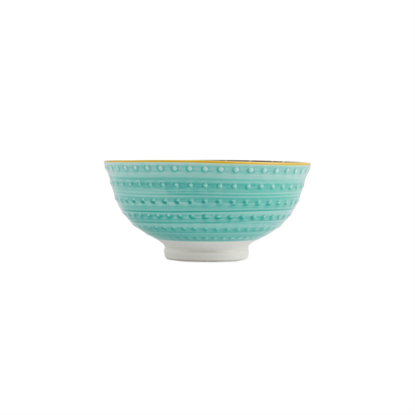 Nibble Bowl Indigo Chevron