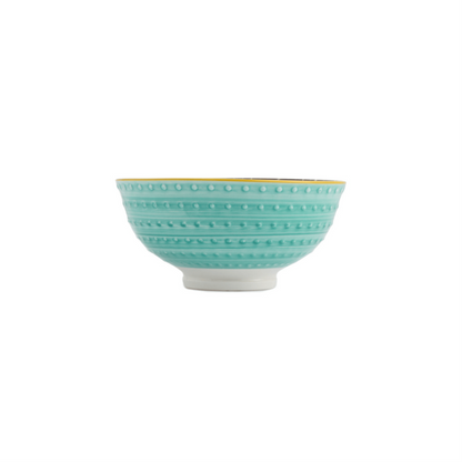 Nibble Bowl Indigo Chevron