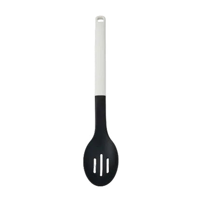 Classic Slotted Spoon Porcelain White