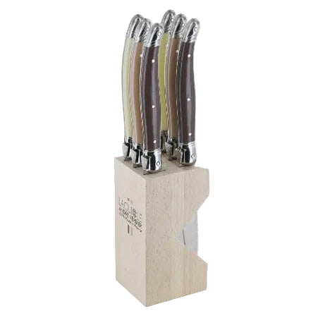 Verdier Steak Knife Assorted Browns