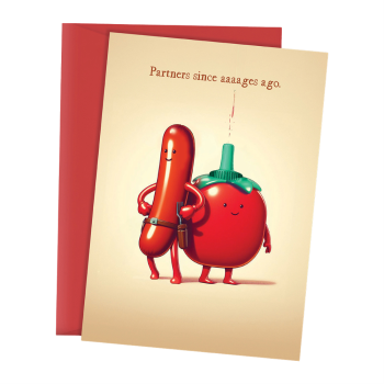Card Happy Anniversary Partners