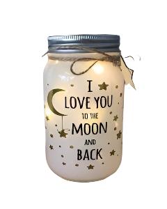 Sparkle Jar - I Love You to the Moon & Back