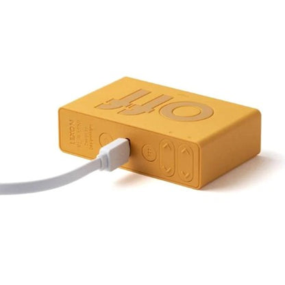 Flip Rubber Alarm Clock Yellow