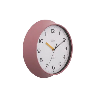 Acctim Rhea Wall Clock Dusty Rose