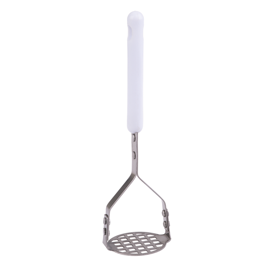 Stainless Mini Masher White