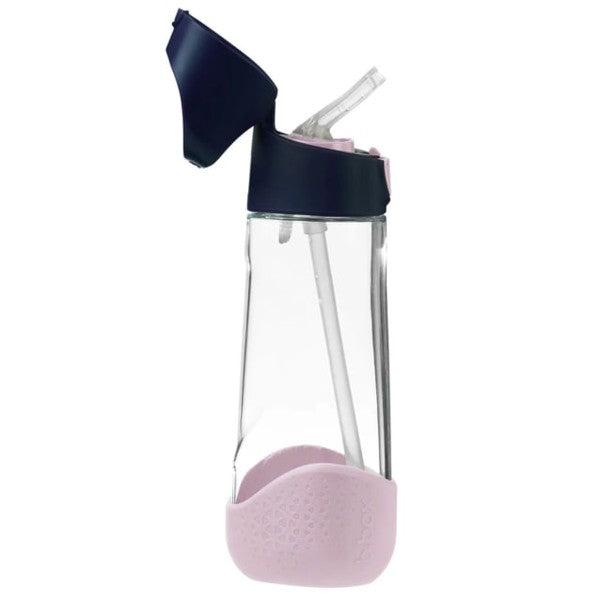 Tritan Straw Bottle 600ml Indigo Rose