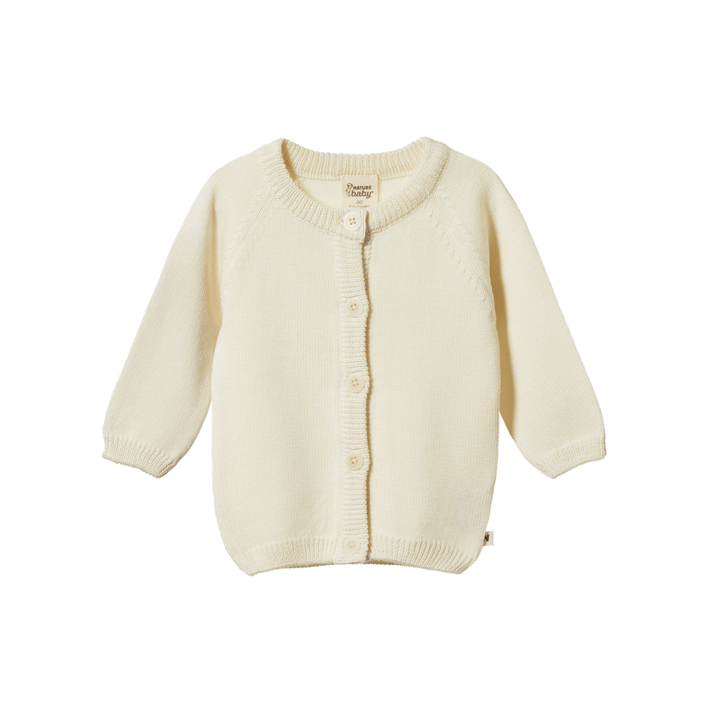 Merino Knit Cardigan Natural