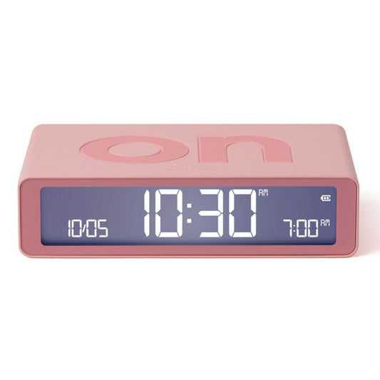 Flip Rubber Alarm Clock Pink