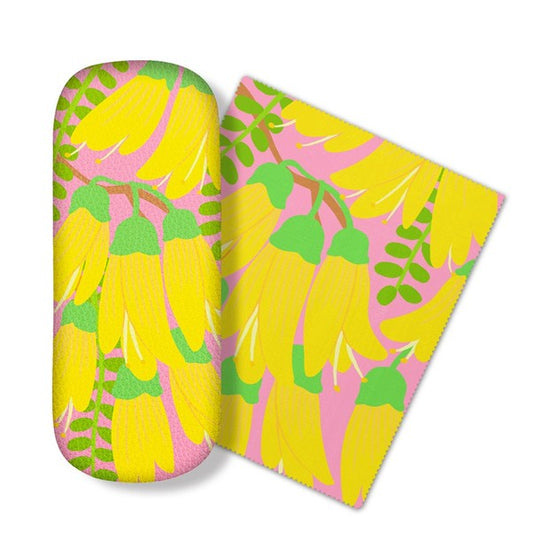 Glasses Case Bright Botanical Kowhai