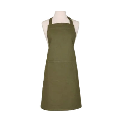 Love Apron Olive Green