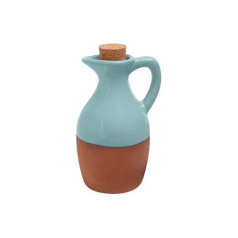 Sintra Glazed Terracotta Oil Drizzler Duck Egg