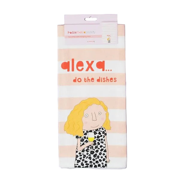 Tea Towel Alexa Dishes