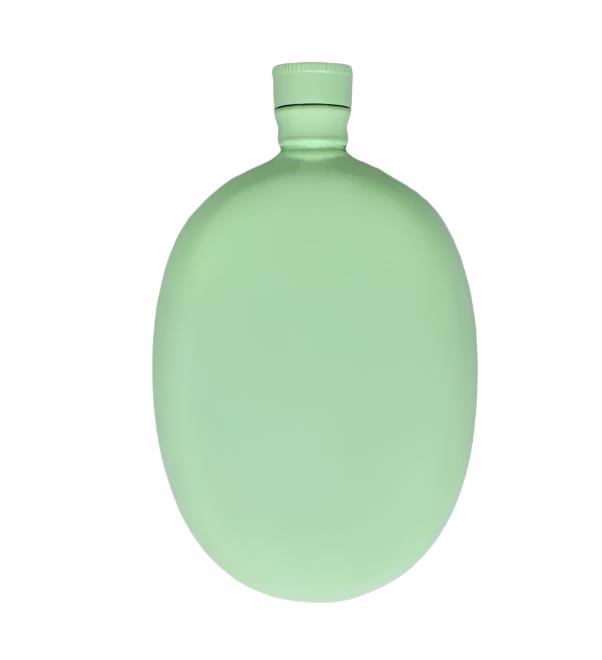 Oval Flask Aqua