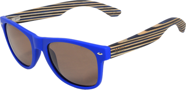 Sunnies Blue With Striped Arms