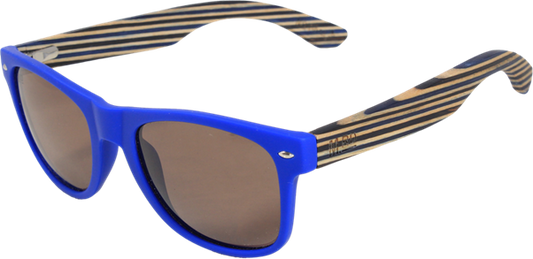 Sunnies Blue With Striped Arms