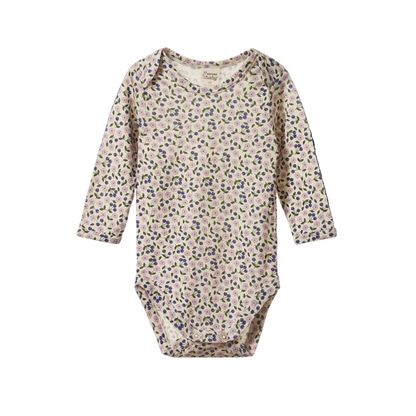 Merino Long Sleeve Bodysuit Briarwood Lilac