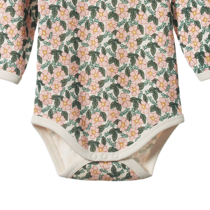 Cotton Long Sleeve Bodysuit Garland