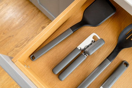 Classic Multifunction Can Opener Charcoal Grey