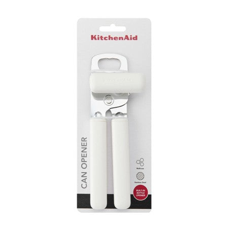Classic Multifunction Can Opener Porcelain White