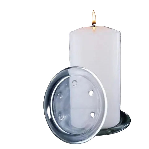 Candle Glass Plate 110mm