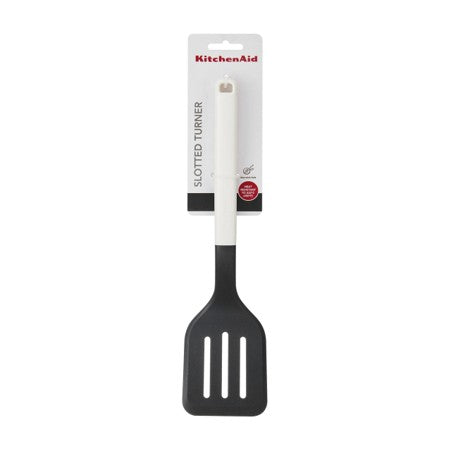 Classic Slotted Turner Porcelain White