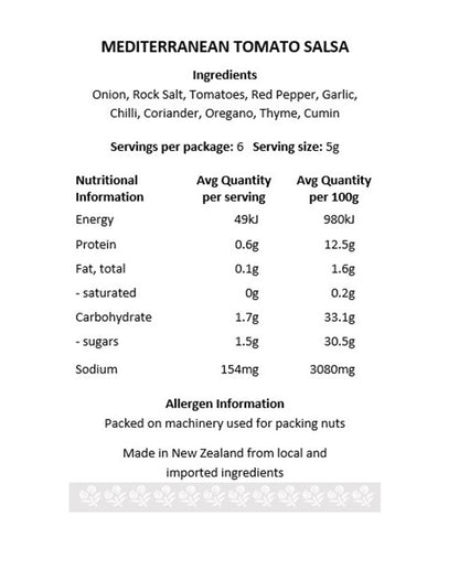 Dip Mediterranean Tomato Salsa