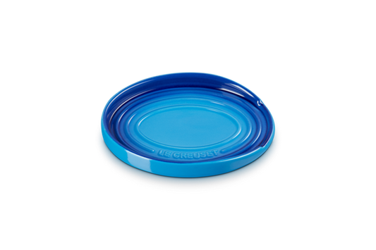 Oval Spoon Rest Azure Blue