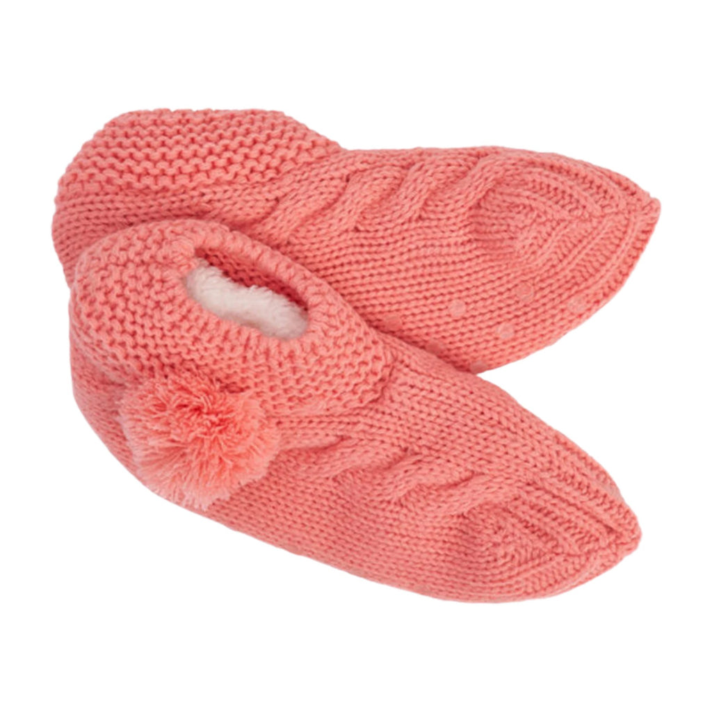 Slouchy Slippers Coral Pink