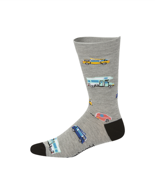 Men's Bamboo Sock - Campervan