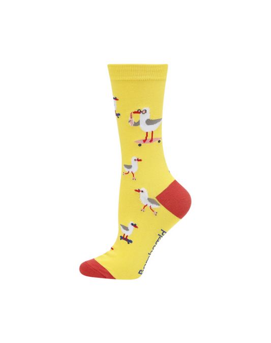 Men's Bamboo Sock - Seagull Sun