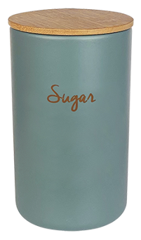 Brenton Green Sugar Canister 14cm