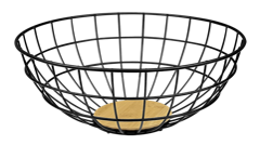 Fruit Basket with Bamboo 28cm
