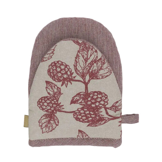 Berry Half Oven Glove Red