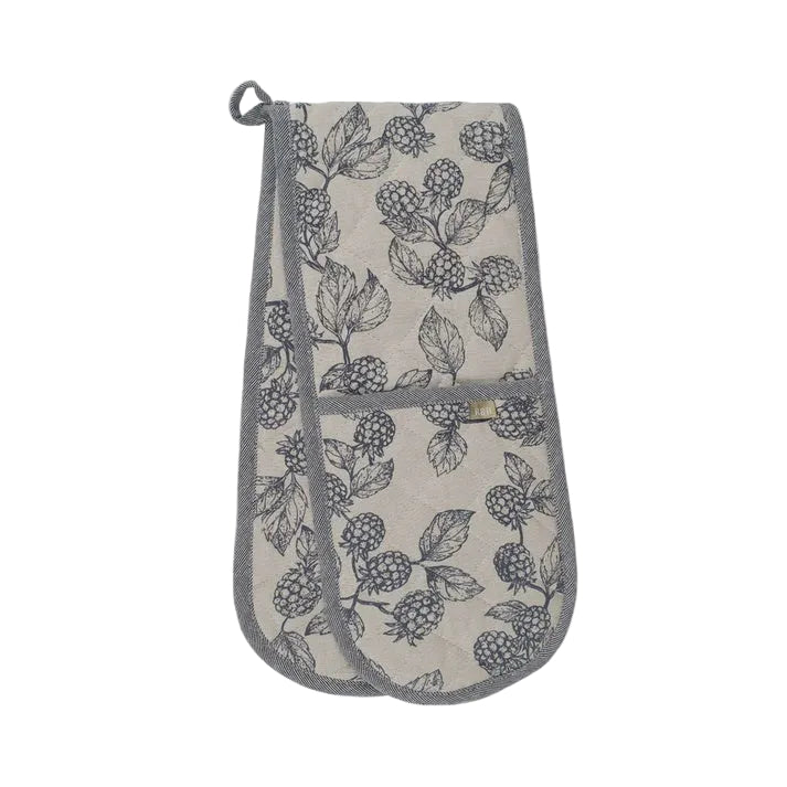 Berry Double Oven Glove Blue