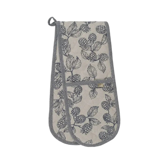 Berry Double Oven Glove Blue
