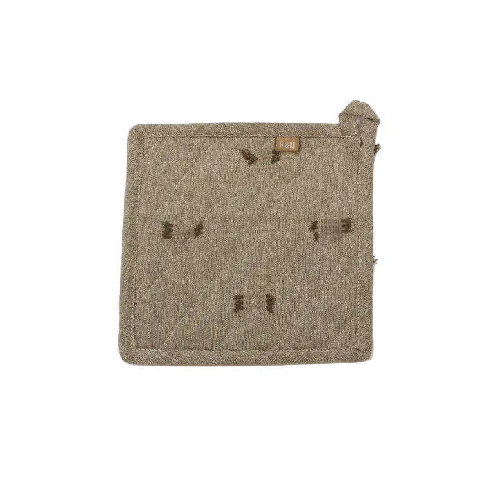 Pot Holder Tuft Burnt Olive