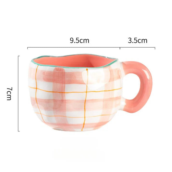 Alice Mug Check Pink