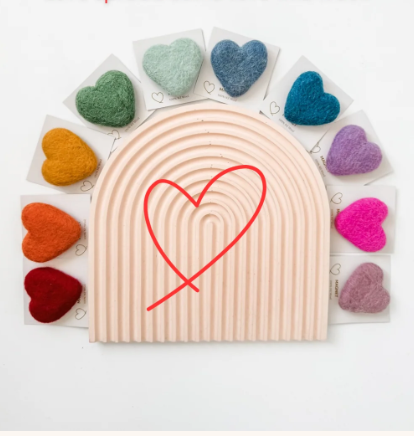 Magnets Heart Blush