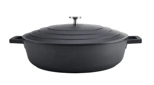 MC Cast Aluminium Shallow Casserole Dish 5L