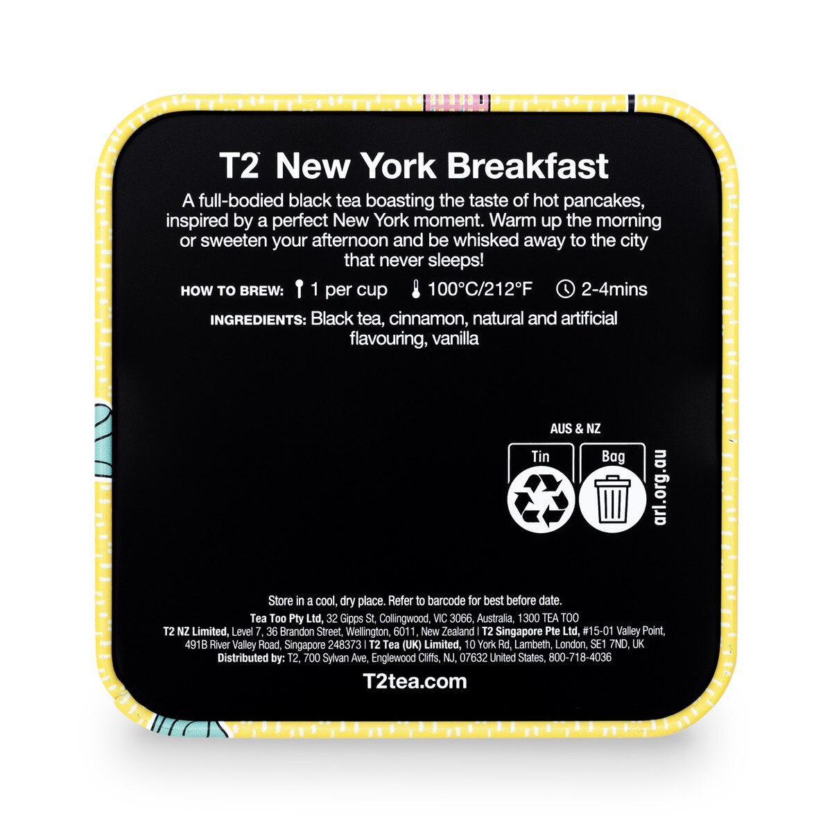 T2 Limited Tin New York Breakfast