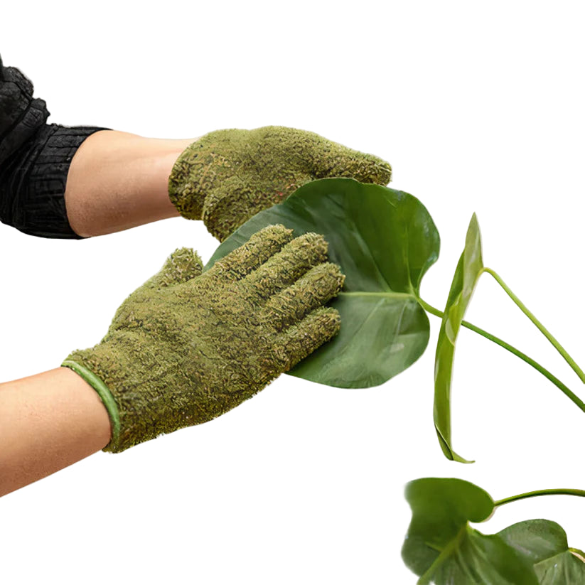 Plant Dust Gloves Green