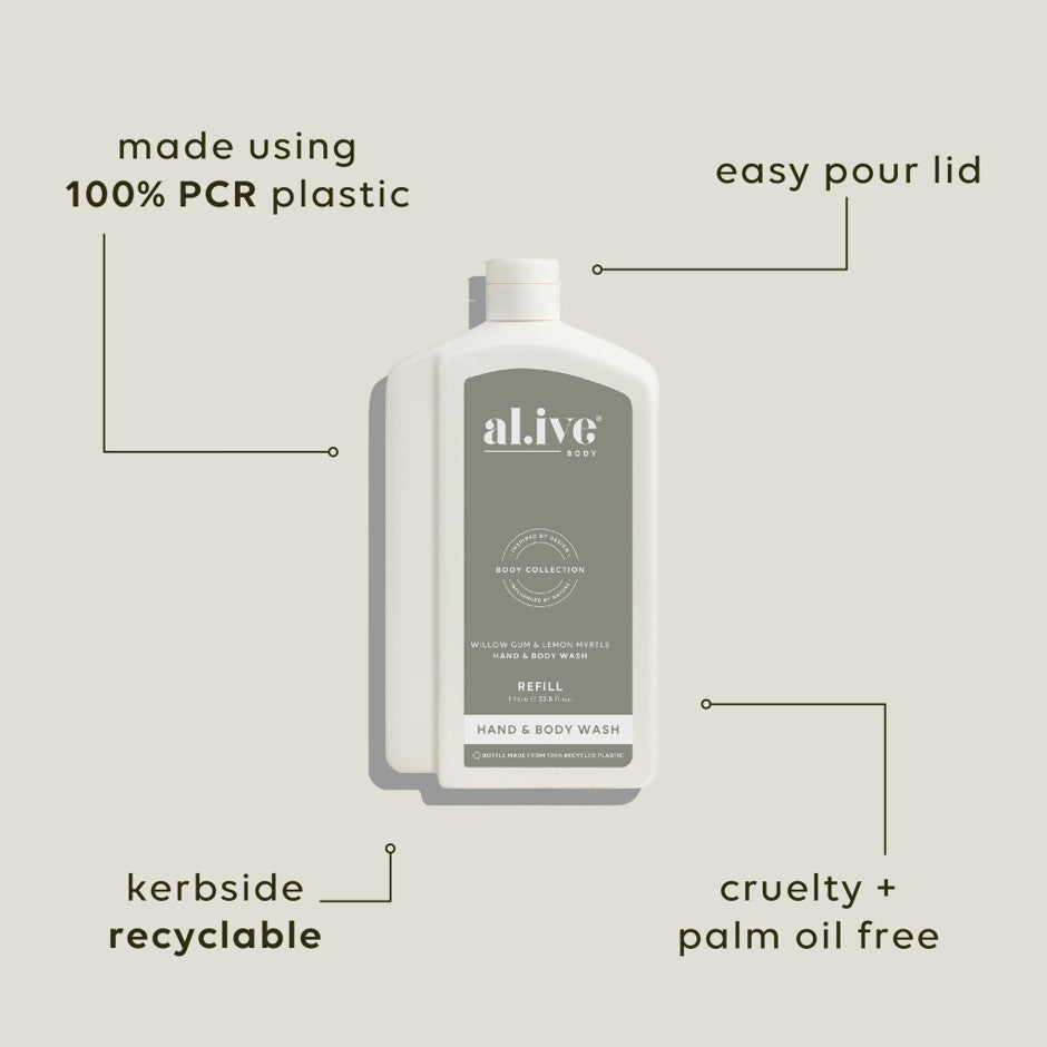 Wash Refill Willow Gum & Lemon Myrtle