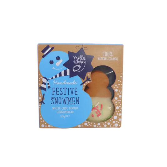 Festive Gingerbread Snowman White Choc