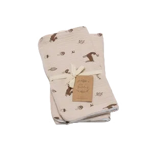 Burp Cloth Set2 Woodlands