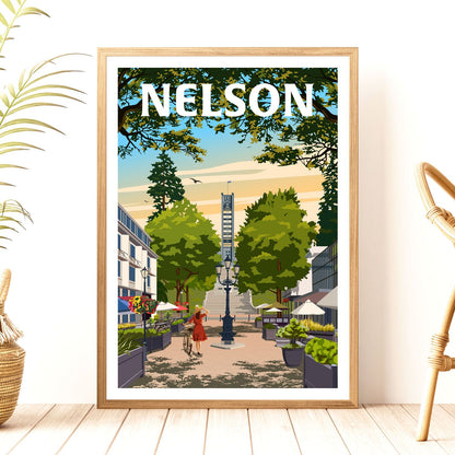 A4 Print Nelson Trafalgar Street